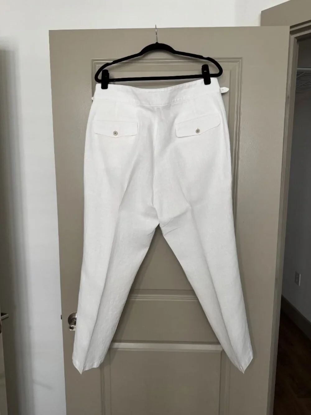 Todd Snyder Irish Linen Gurkha Trouser in White